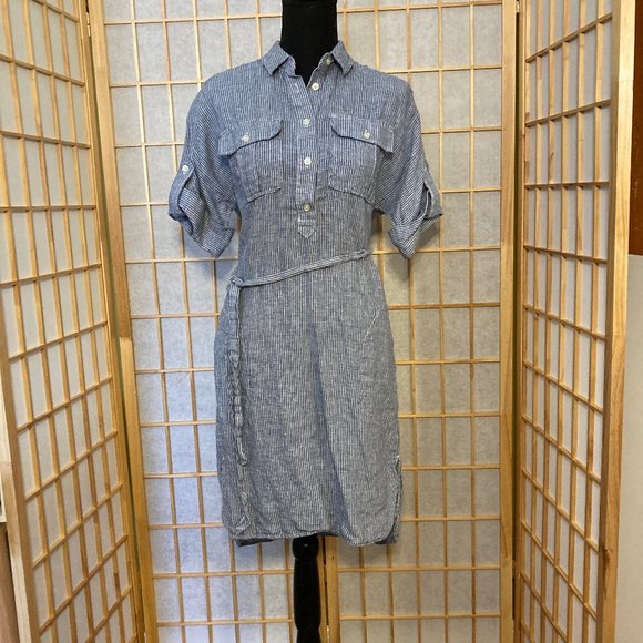 Lands' End Linen Summer Dress - Picture 1 of 4